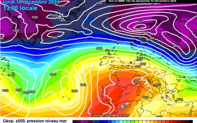 Previsione per lunedì 16 dicembre