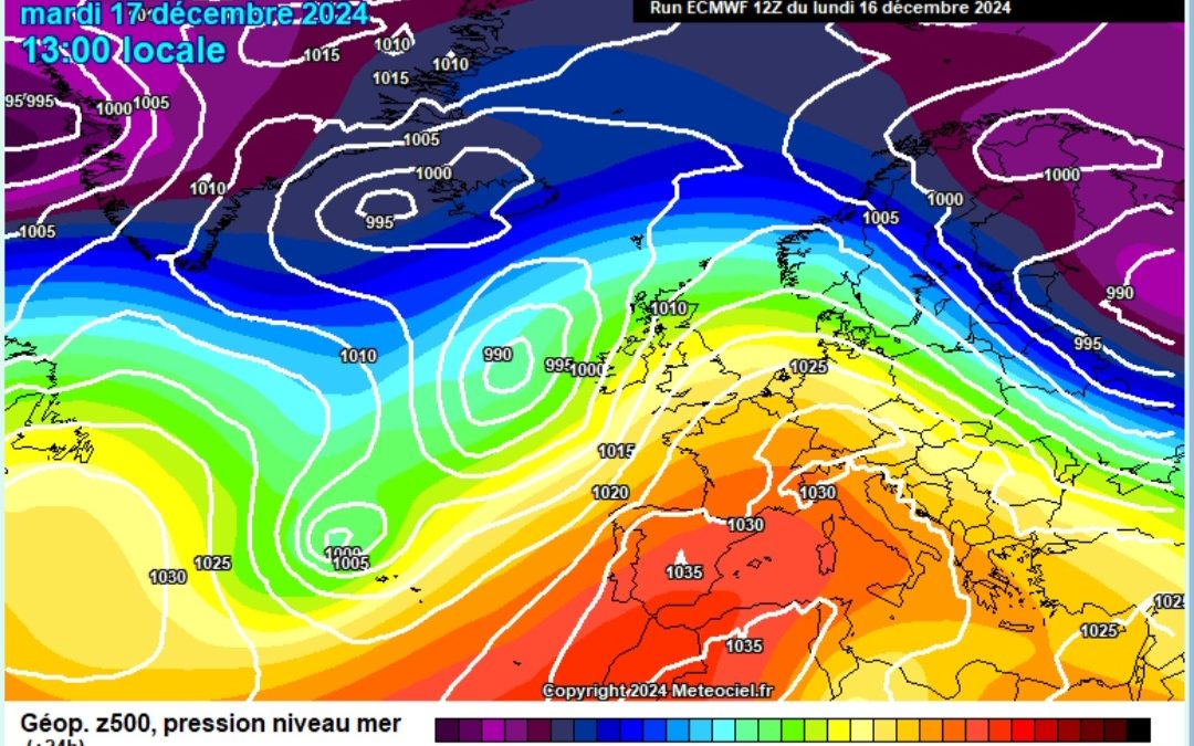 Previsione per martedì 17 dicembre