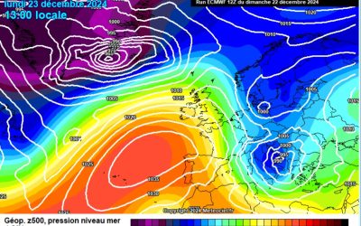 Previsione per lunedì 23 dicembre