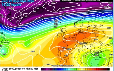 Previsione per giovedì 26 dicembre