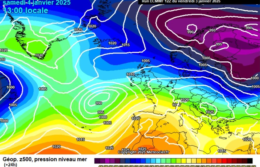 Previsione per sabato 4 gennaio