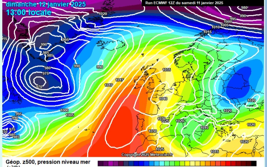 Previsione per domenica 12 gennaio