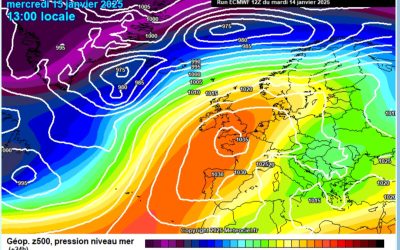 Previsione per mercoledì 15 gennaio