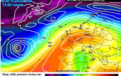 Previsione per giovedì 16 gennaio:
