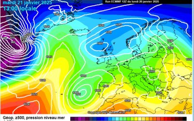 Previsione per martedì 21 gennaio