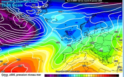 Previsione per mercoledì 22 gennaio