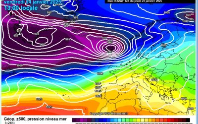 Previsione per venerdì 24 gennaio
