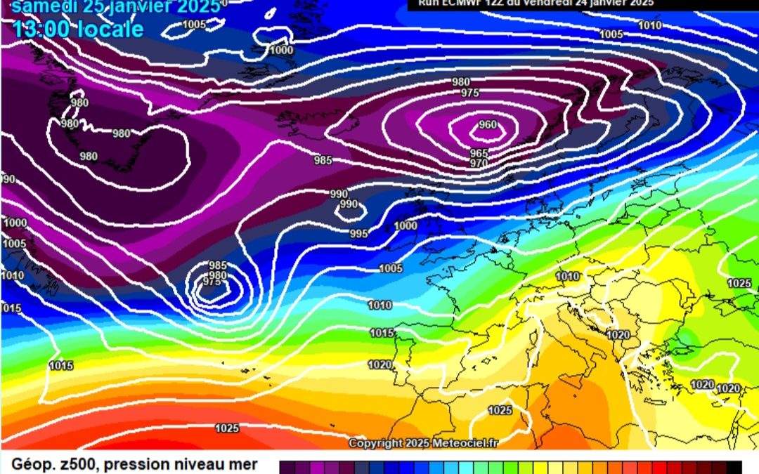 Previsione per sabato 25 gennaio