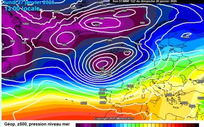 Previsione per lunedì 27 gennaio