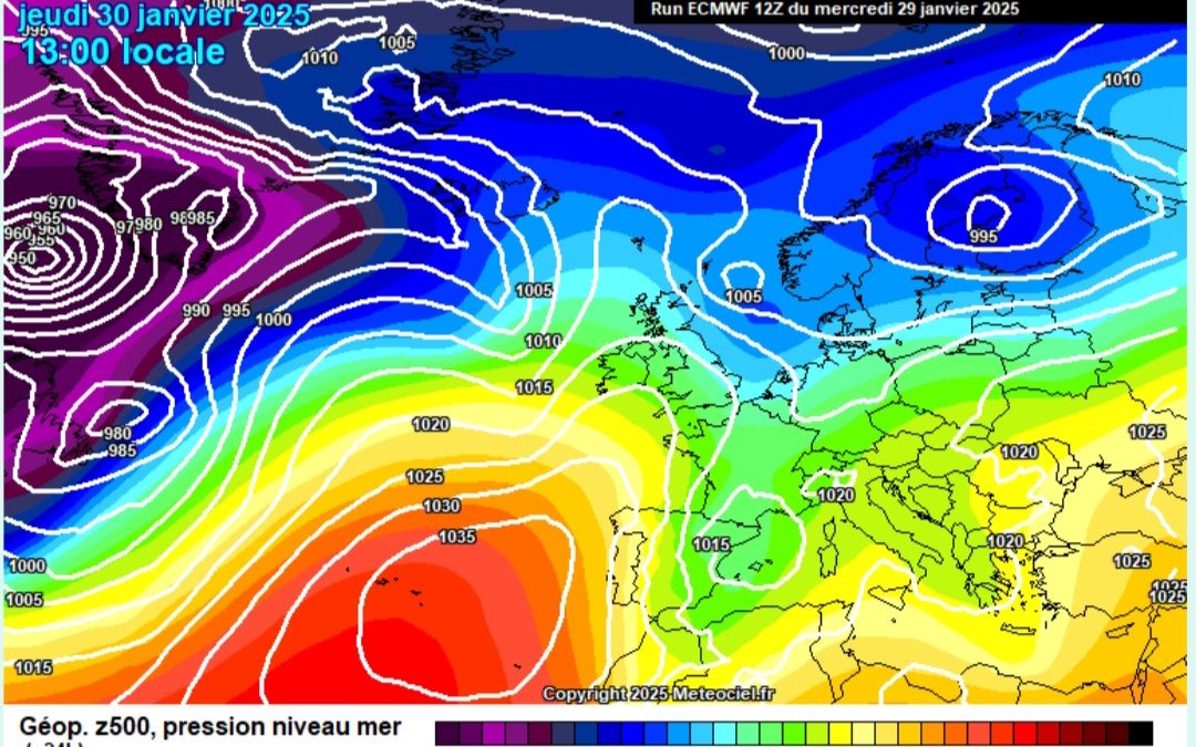 Previsione per giovedì 30 gennaio
