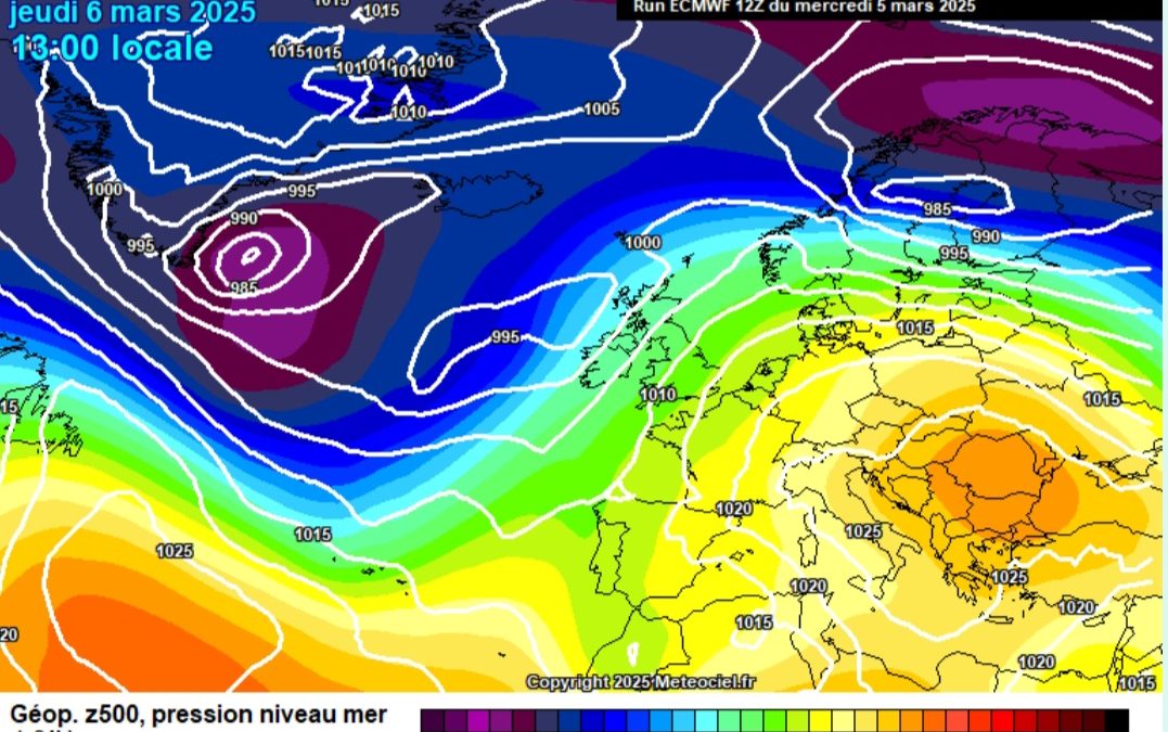 Previsione per giovedì 6 marzo