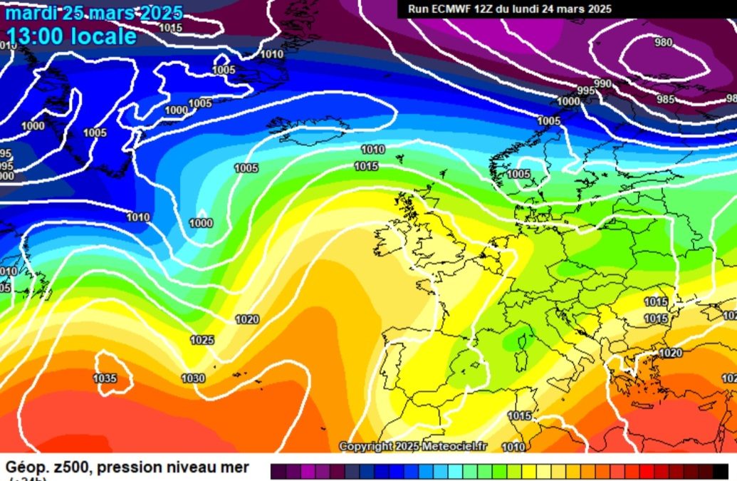 Previsione per martedì 25 marzo