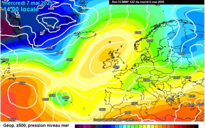 Previsione per mercoledì 7 maggio