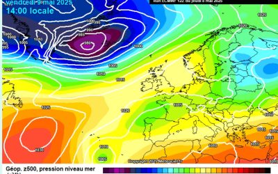 Previsione per venerdì 9 maggio