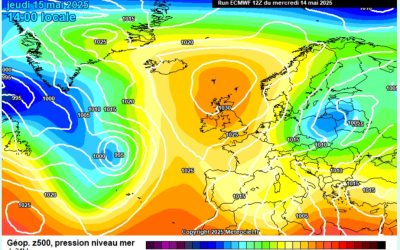 Previsione per giovedì 15 maggio
