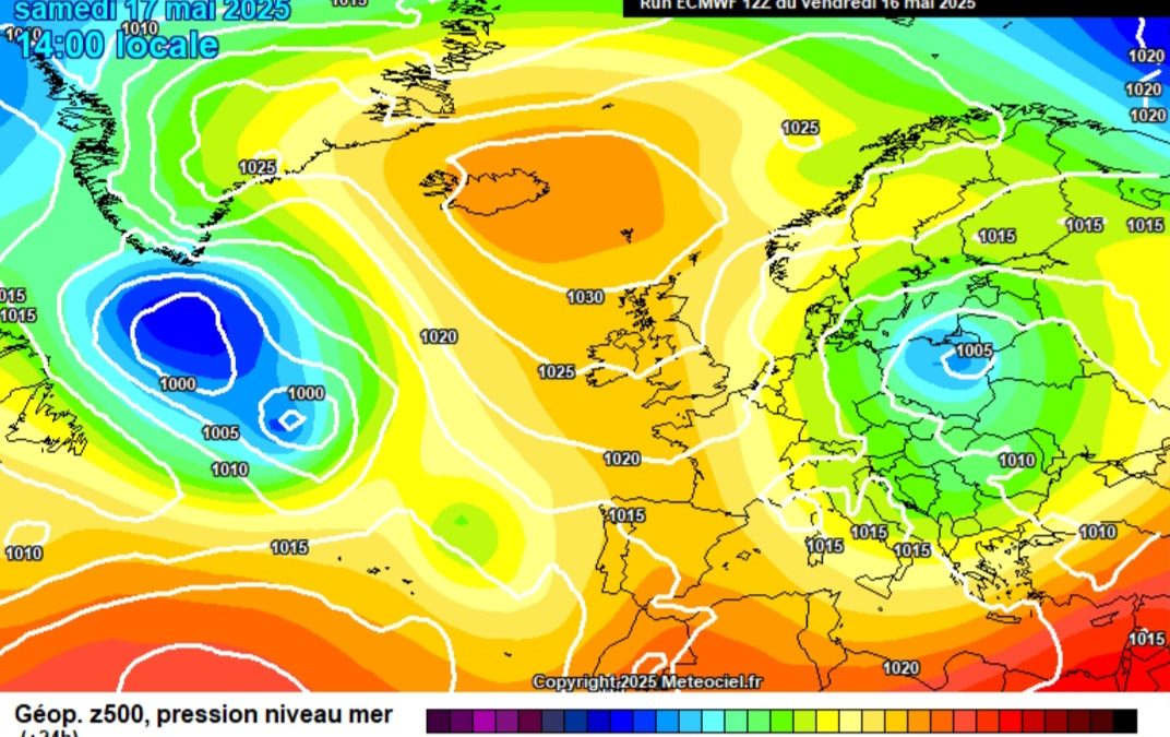 Previsione per sabato 17 maggio