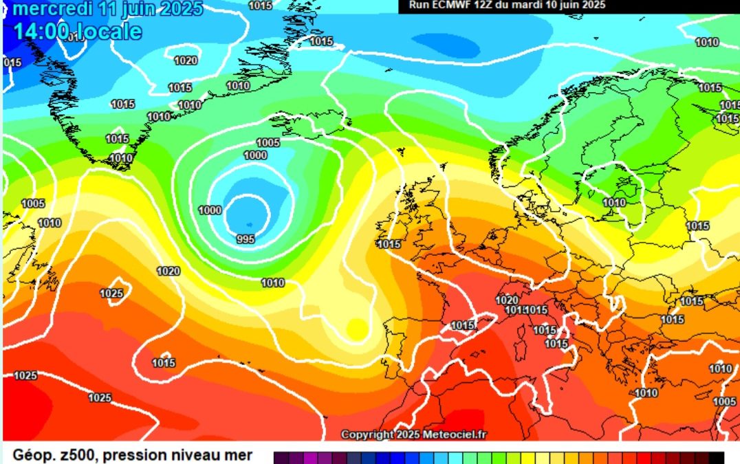 Previsione per mercoledì 11 giugno