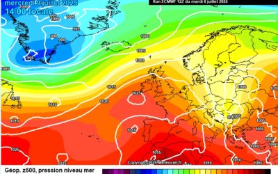 Previsione per mercoledì 9 luglio
