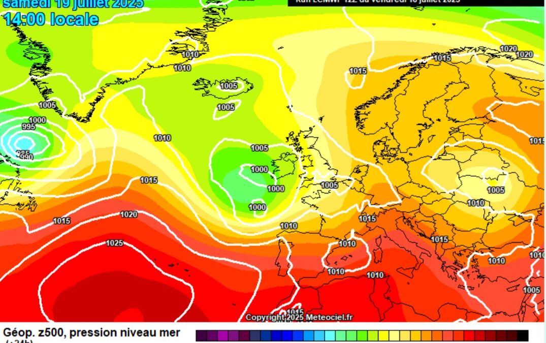 Previsione per sabato 19 luglio