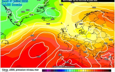 Previsione per giovedì 31 luglio