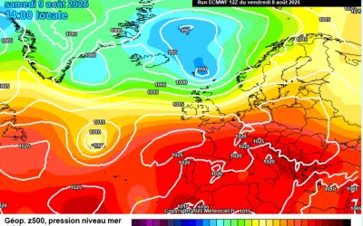 Previsione per sabato 9 agosto
