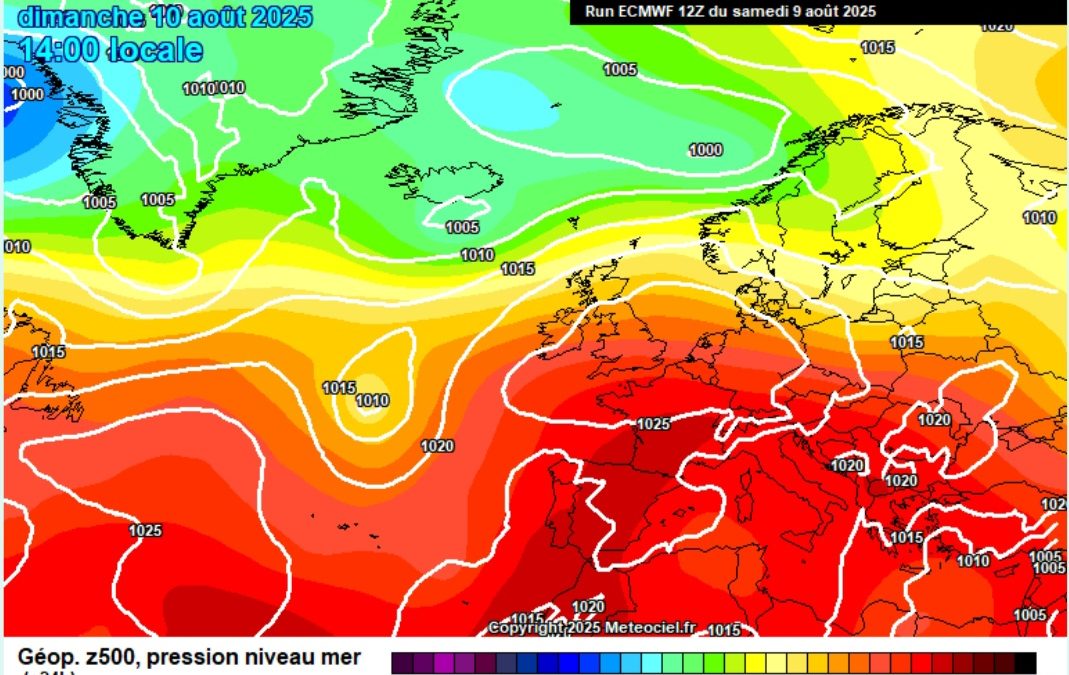 Previsione per domenica 10 agosto