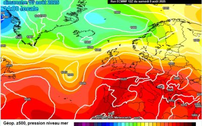 Previsione per domenica 10 agosto