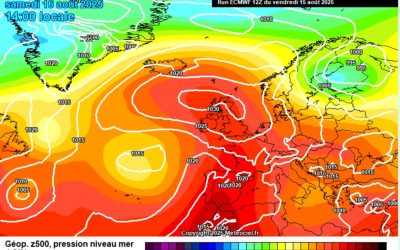 Previsione per sabato 16 agosto