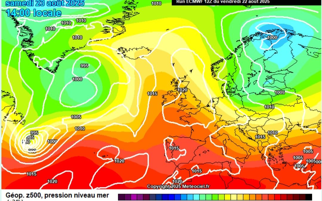 Previsione per sabato 23 agosto