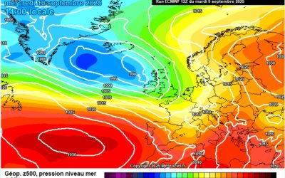 Previsione per mercoledì 10 settembre