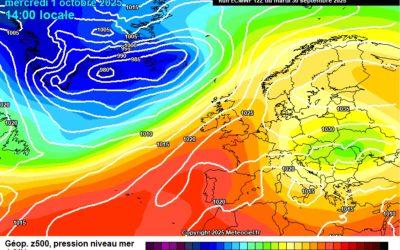 Previsione per mercoledì 1 ottobre
