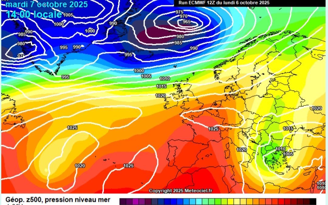 Previsione per martedì 7 ottobre