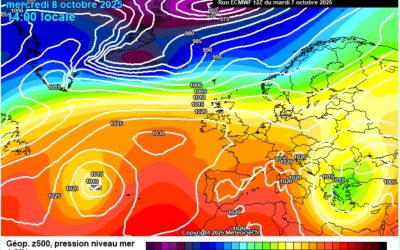 Previsione per mercoledì 8 ottobre