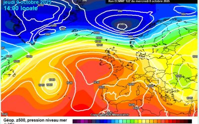 Previsione per giovedì 9 ottobre