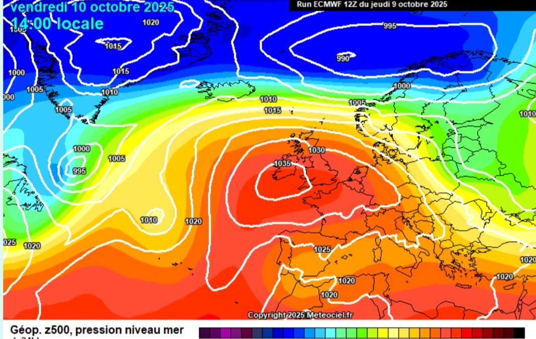 Previsione per venerdì 10 ottobre