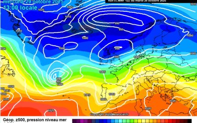 Previsione per mercoledì 29 ottobre