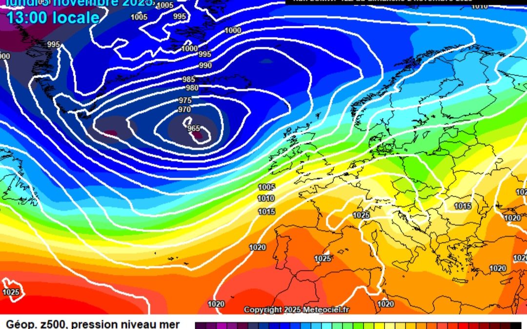 Previsione per lunedì 3 novembre