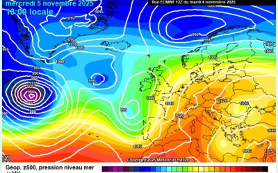 Previsione per mercoledì 5 novembre