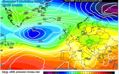 Previsione per domenica 9 novembre