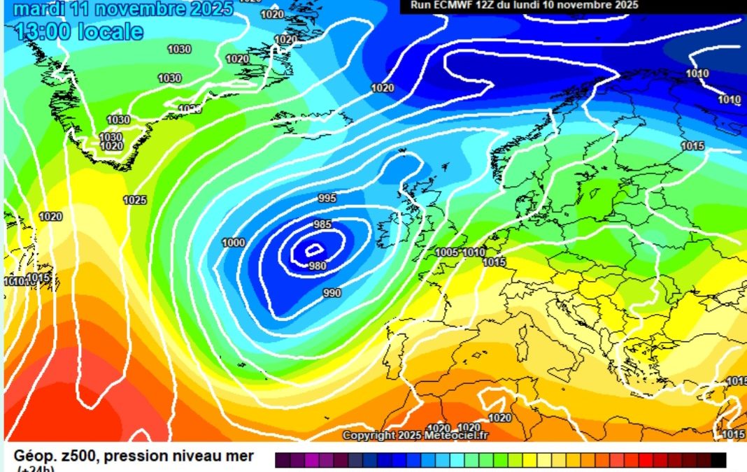 Previsione per martedì 11 novembre