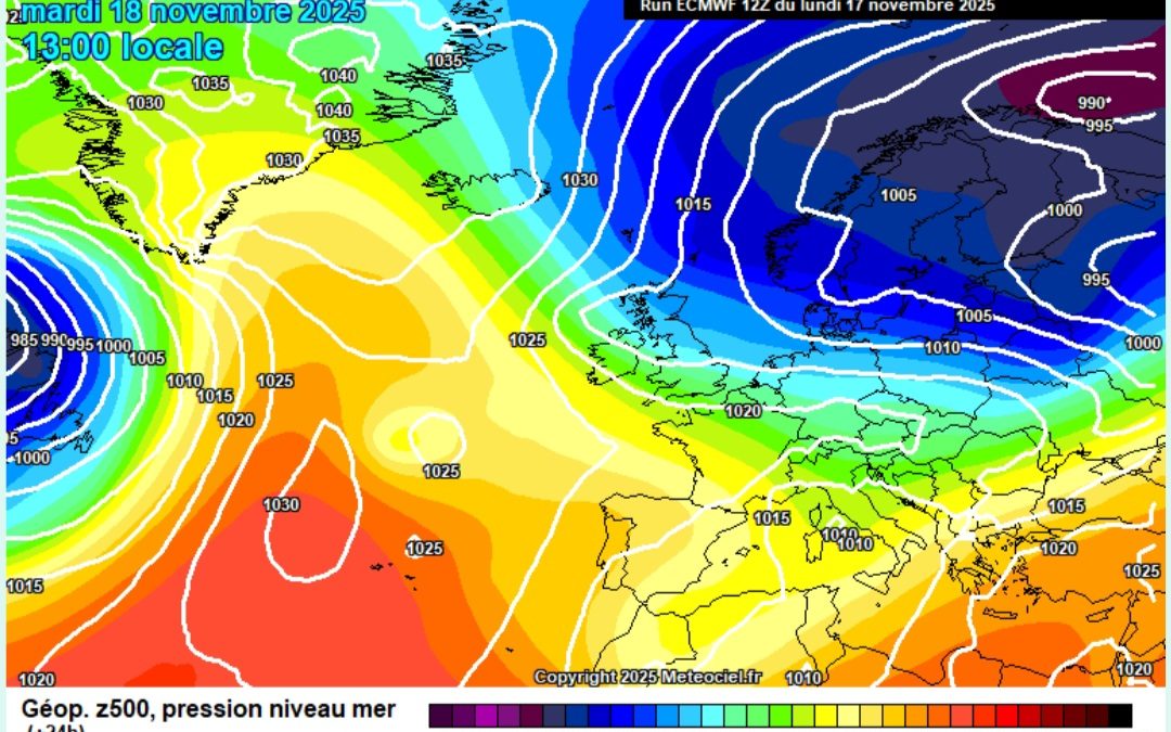 Previsione per martedì 18 novembre