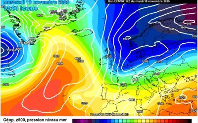 Previsione per mercoledì 19 novembre