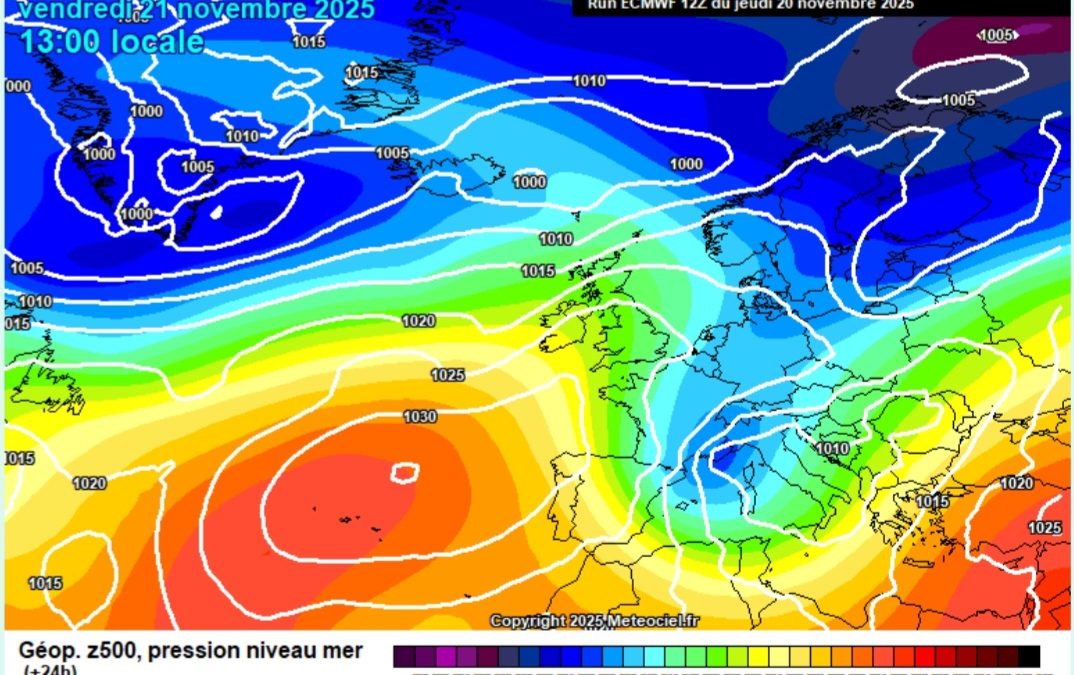 Previsione per venerdì 21 novembre