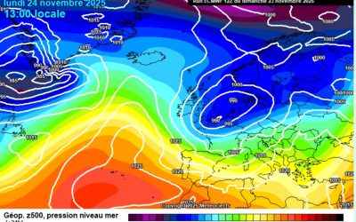 Previsione per lunedì 24 novembre