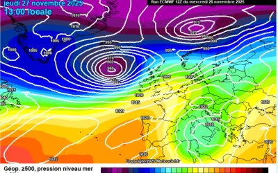 Previsione per giovedì 27 novembre