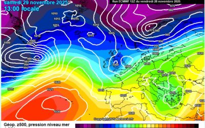 Previsione per sabato 29 novembre