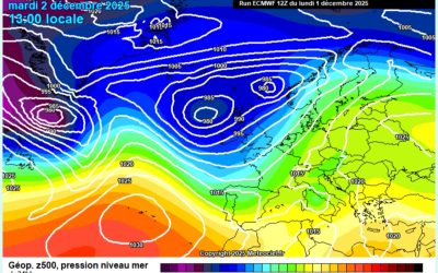 Previsione per martedì 2 dicembre