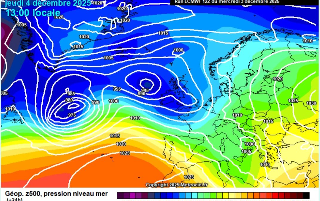 Previsione per giovedì 4 dicembre