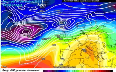 Previsione per mercoledì 10 dicembre
