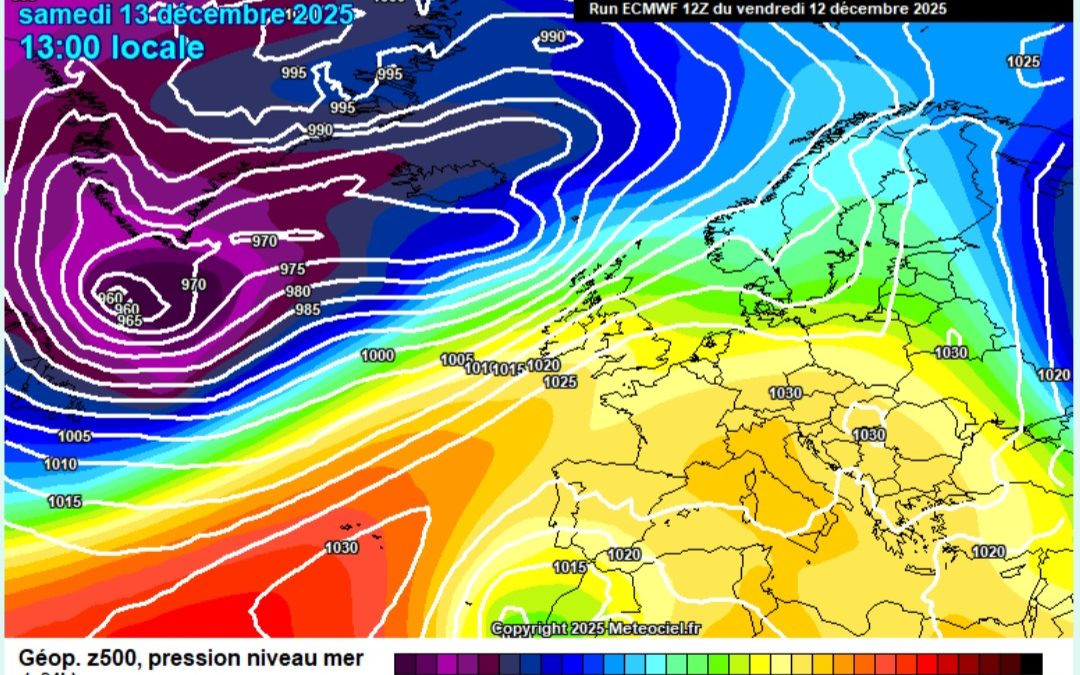 Previsione per sabato 13 dicembre